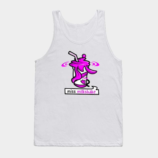 Miss Milkshake Tank Top by Johnitees